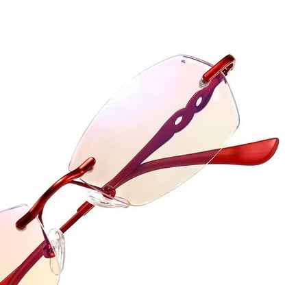 New sapphire reading glasses with high hardness, blue light filter and dual purpose
