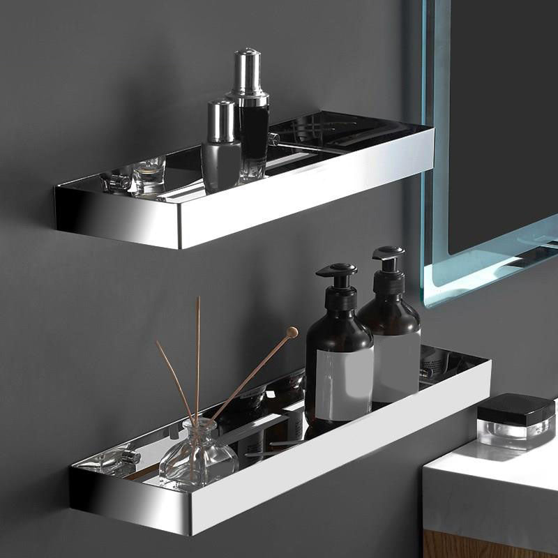 Kalsten | Contemporary Stainless Steel Bathroom Shelf 2-piece Bathroom Accessory Set