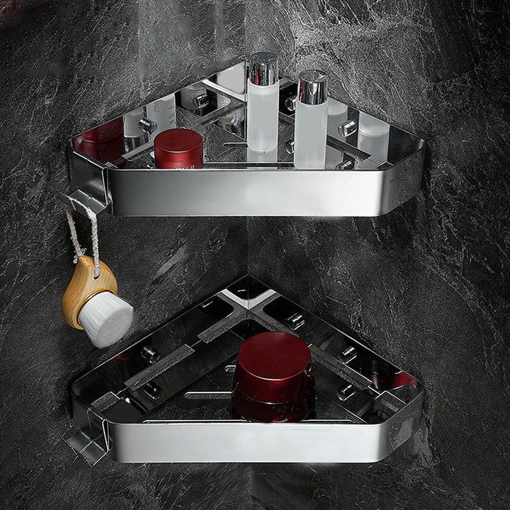 Kalsten | Contemporary Stainless Steel Bathroom Shelf 2-piece Bathroom Accessory Set