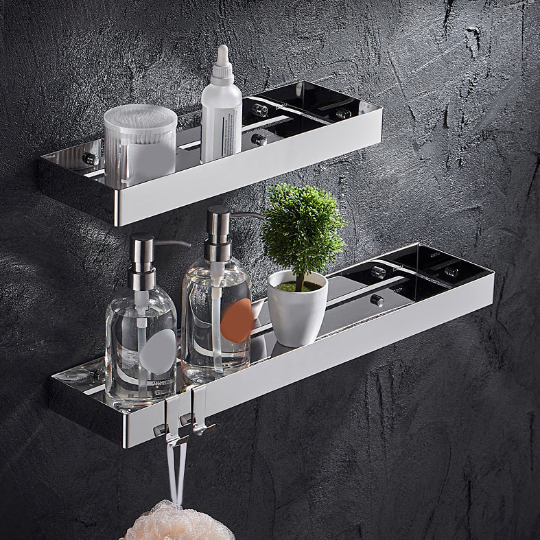 Kalsten | Contemporary Stainless Steel Bathroom Shelf 2-piece Bathroom Accessory Set
