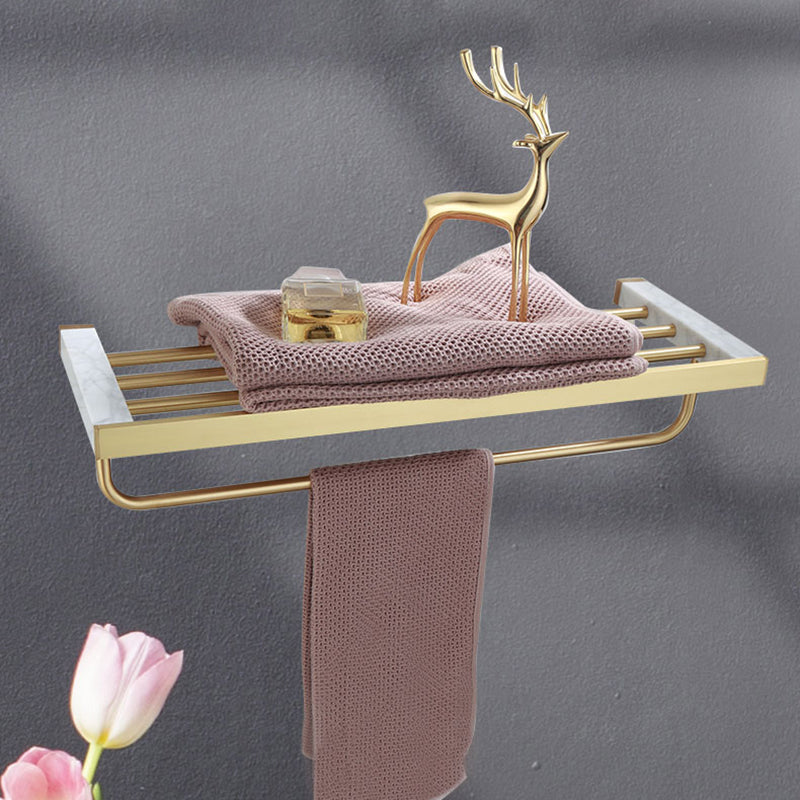 Polished Brass Bathroom Accessory Set