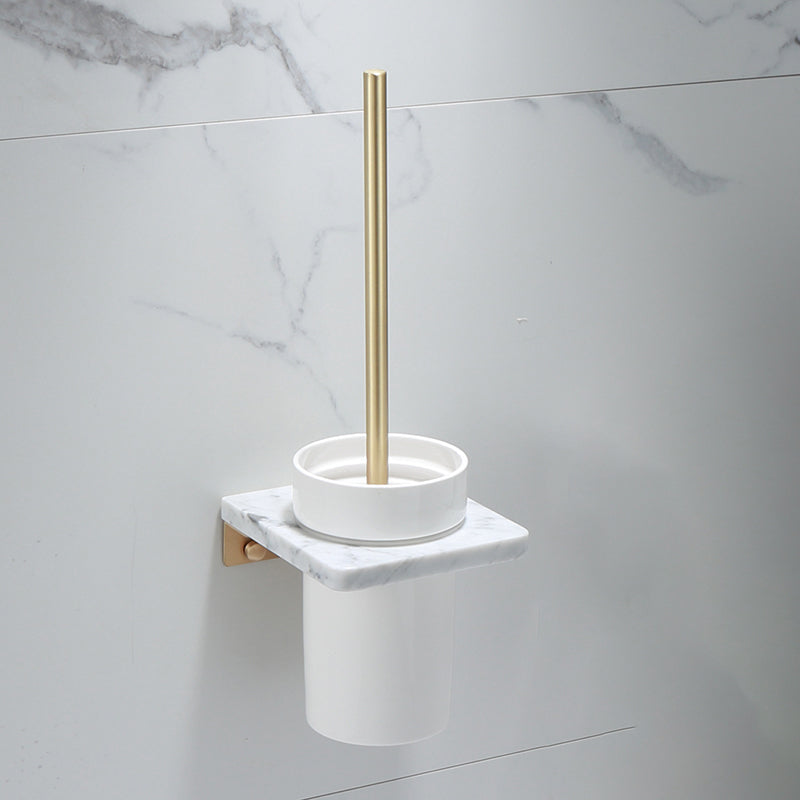 Polished Brass Bathroom Accessory Set