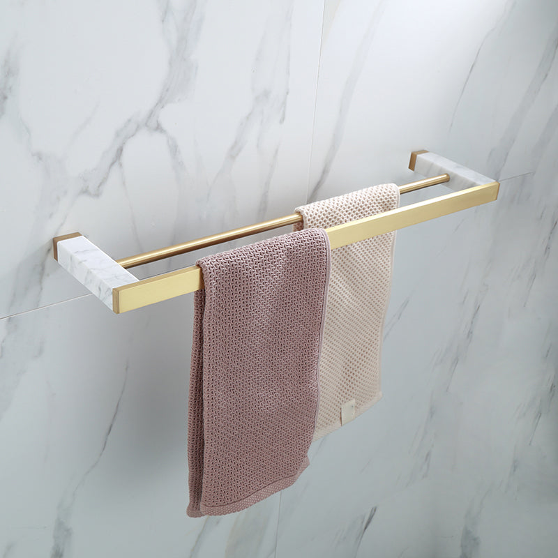 Polished Brass Bathroom Accessory Set