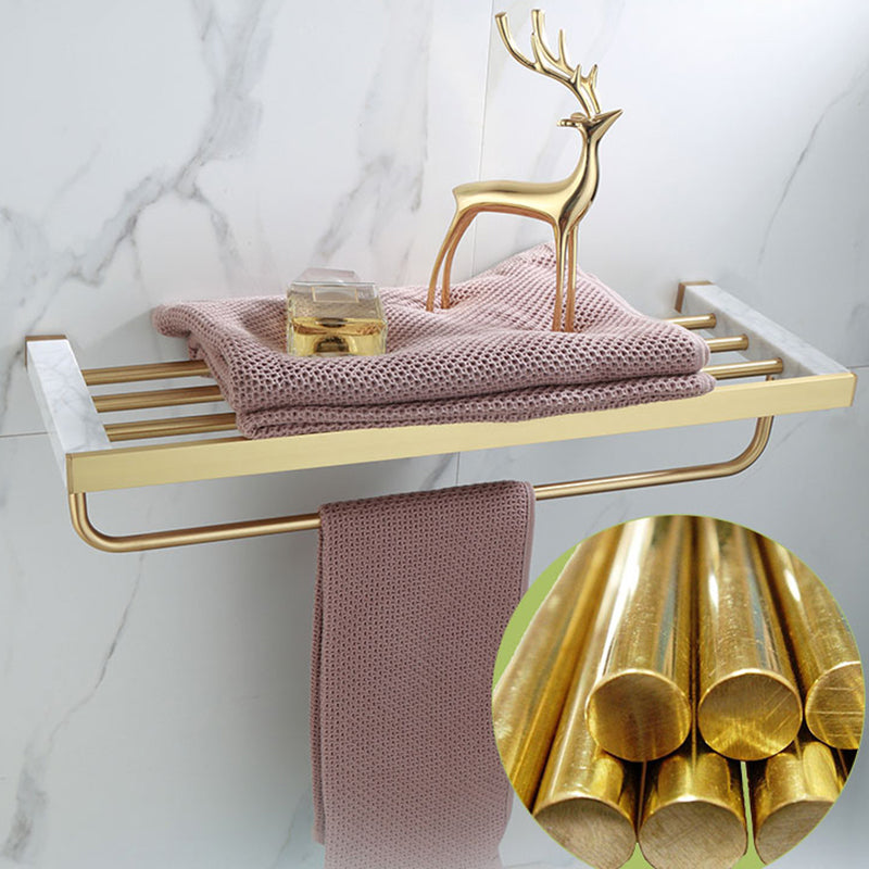 Polished Brass Bathroom Accessory Set
