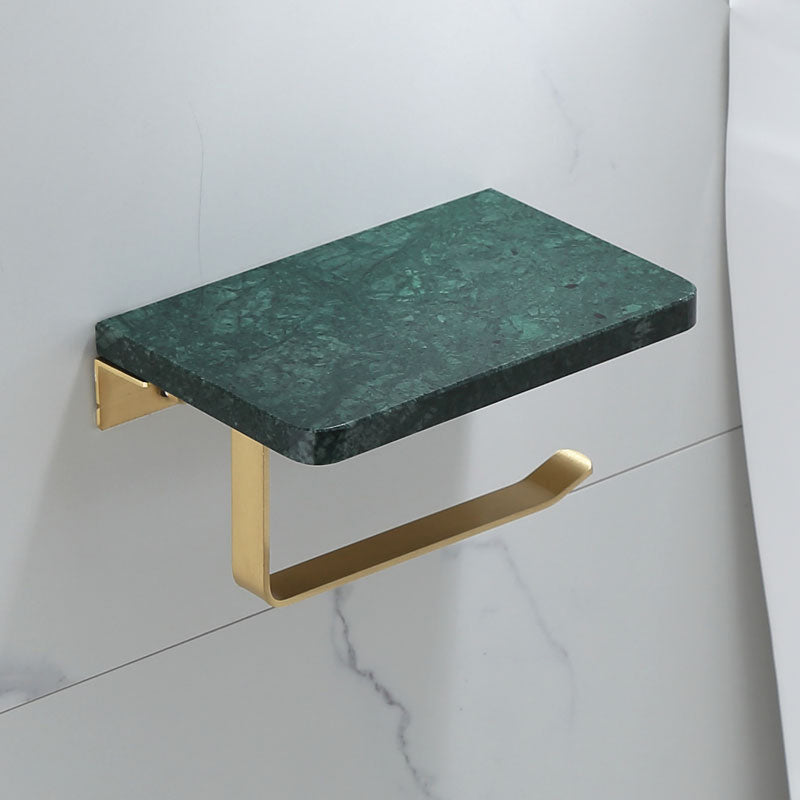 Polished Brass Bathroom Accessory Set