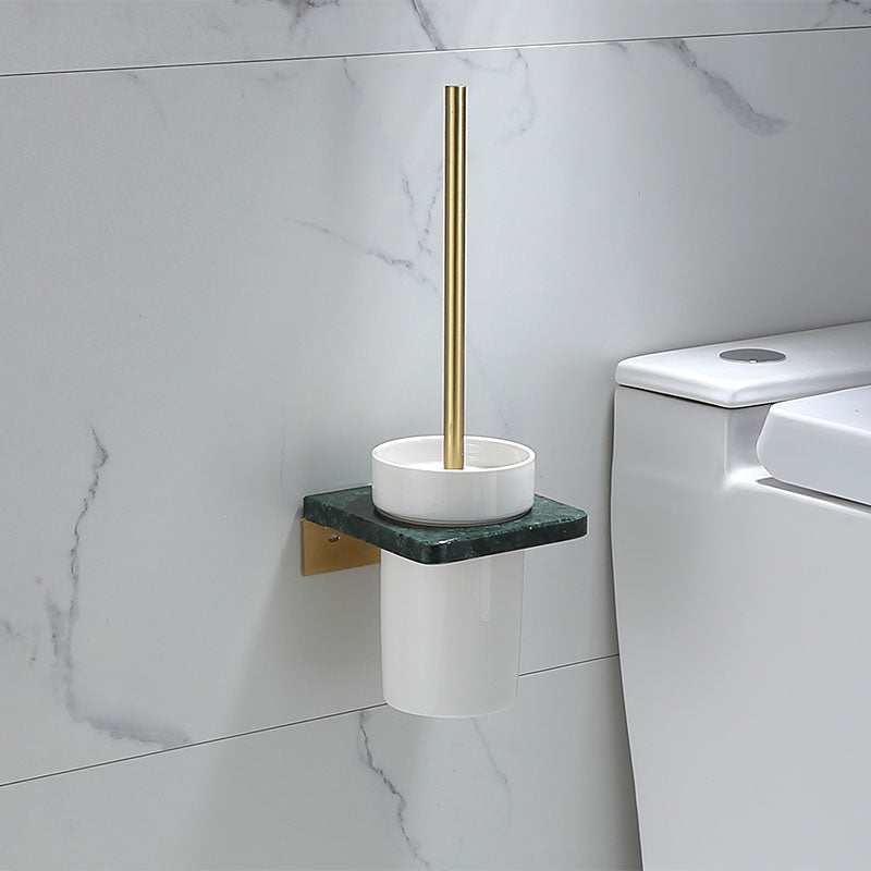 Polished Brass Bathroom Accessory Set