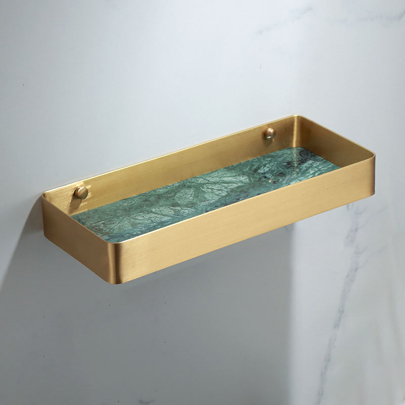 Polished Brass Bathroom Accessory Set