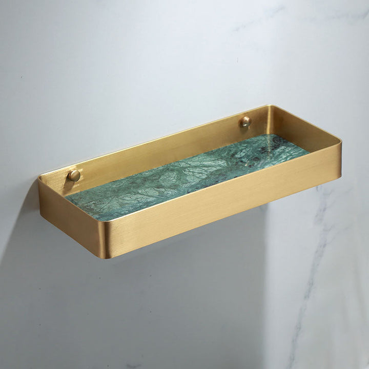 Polished Brass Bathroom Accessory Set