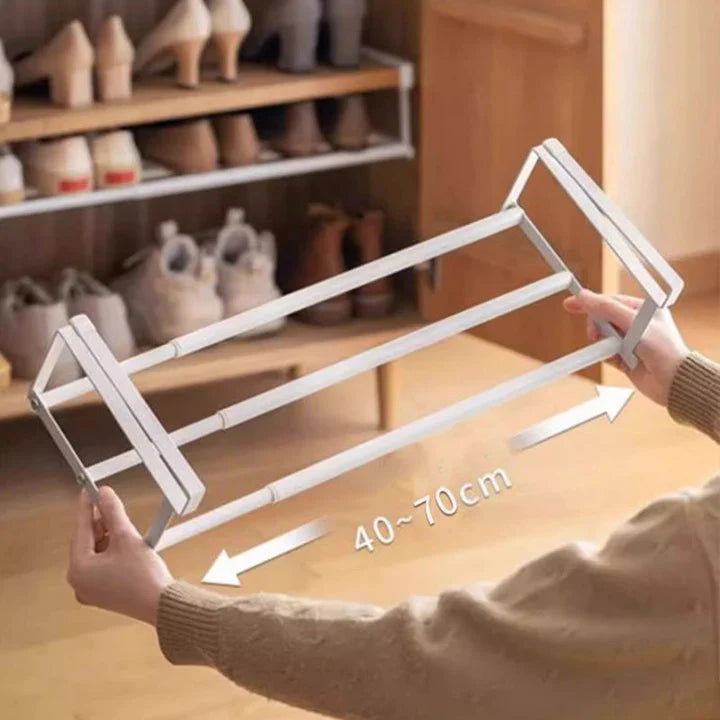 Under-shelf storage without drilling – adjustable 30–50 cm | Kalsten