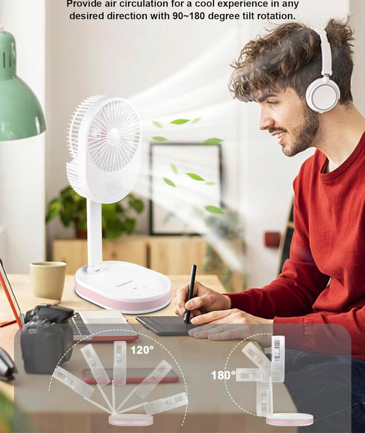 MULTI-FUNCTION FOLDING FAN WITH LIGHT | Kalsten