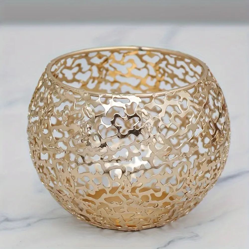 Glow Sphere Glass Candle Holder