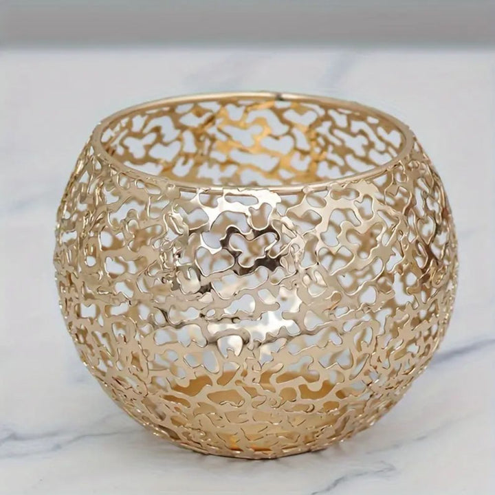 Glow Sphere Glass Candle Holder