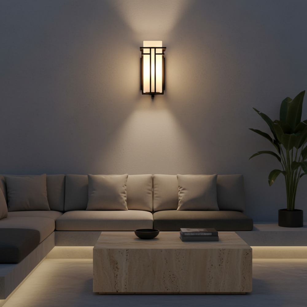 Velaro IP65 Industrial Glass Wall Lamp
