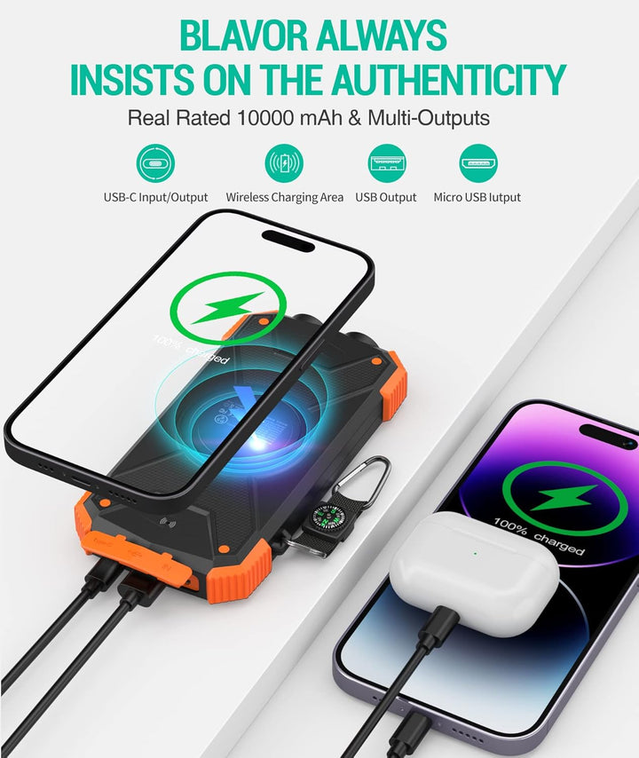 Rivanta Solar-Powerbank Emergency Powerbank IPX4 | Kalsten