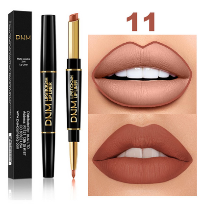 Lip liner and lipstick 2 in 1