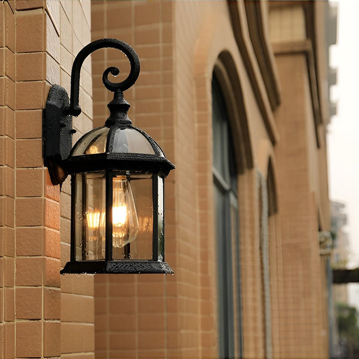 Double-layer Waterproof Glass E27 Vintage Wall Sconce Lighting Wall Lamp | Kalsten