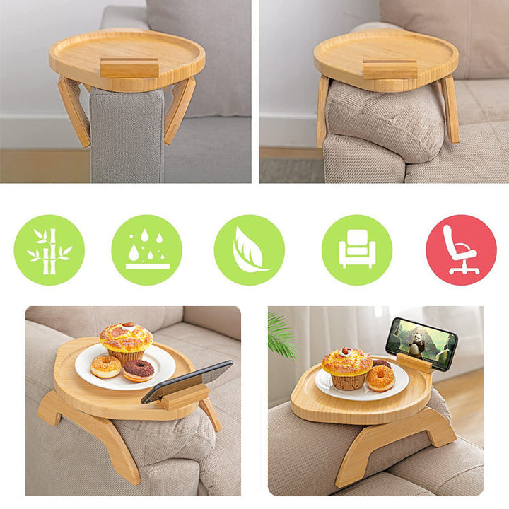 Sofa Arm Tray Table