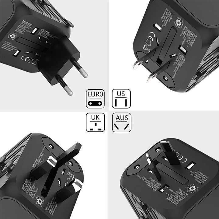 Universal Travel Adapter with Voltage Converter