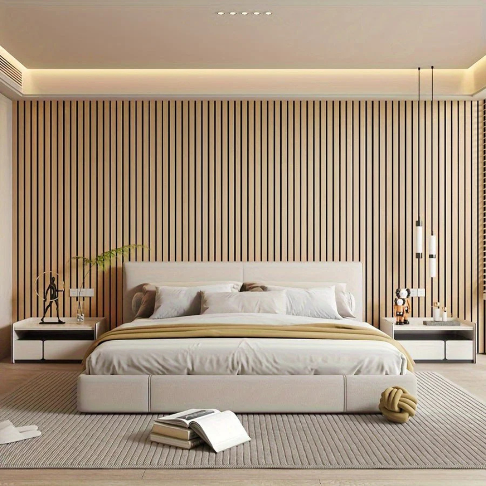 Self Adhesive Waterproof Wall Panel Wood Look Design Kalsten