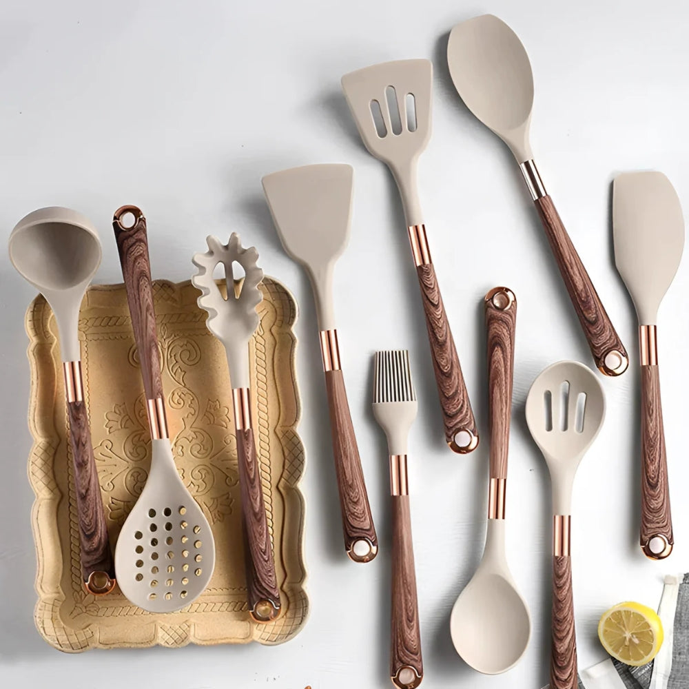 Kalsten | Luxe Silicone Cooking Utensils | 10 Pcs Set
