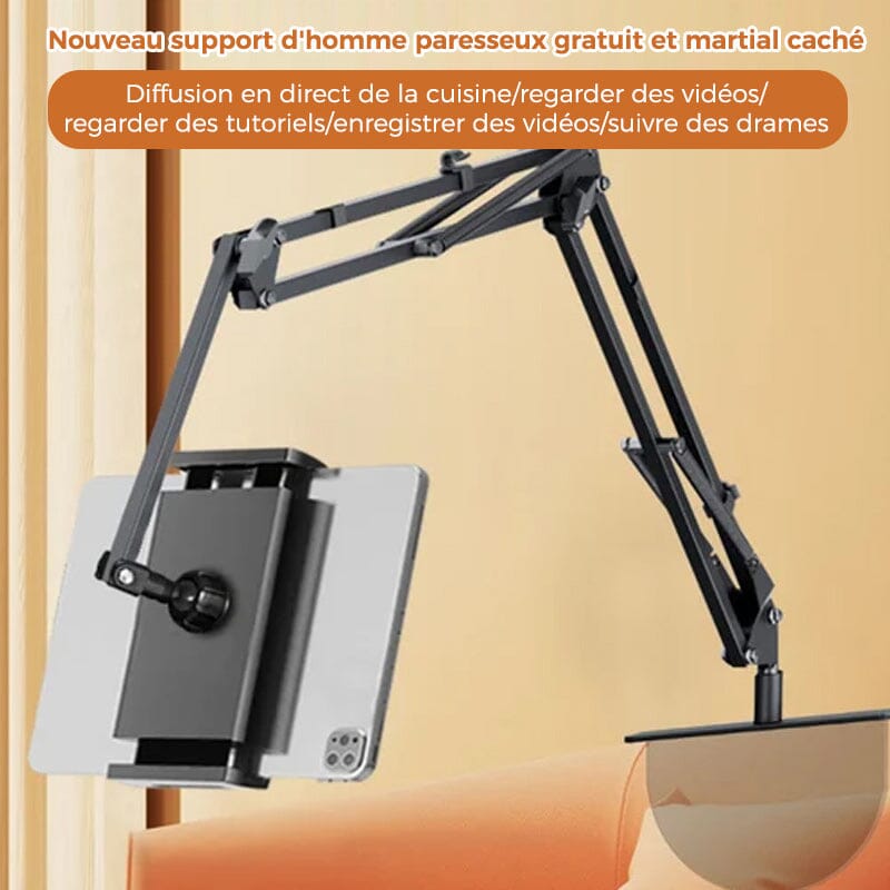 Hidden, extendable table tablet and phone holder | Kalsten