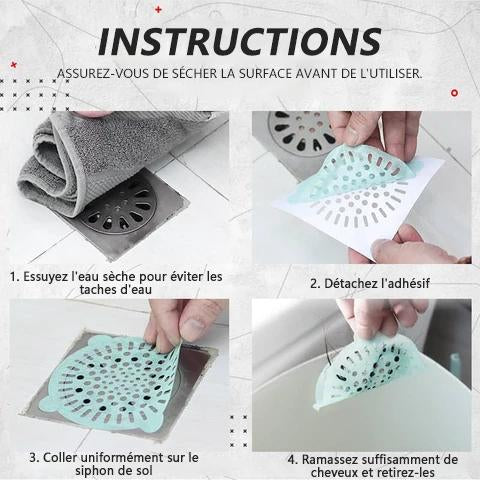 Disposable Anti-Clogging Floor Drain Sticker | Kalsten