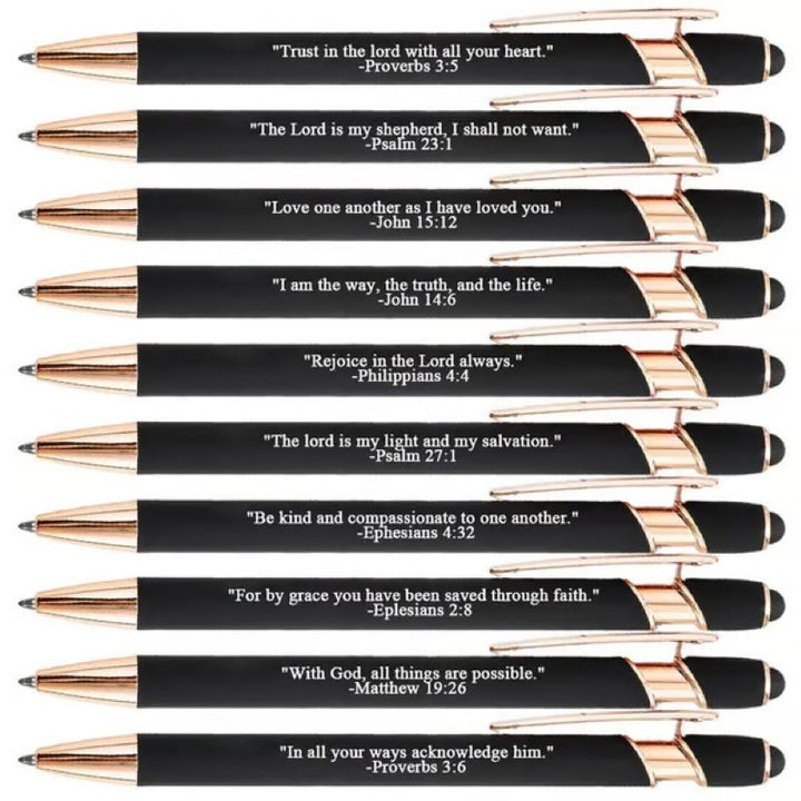 Kalsten | ️Premium Comfort Bible Verse Pens – 10 pcs