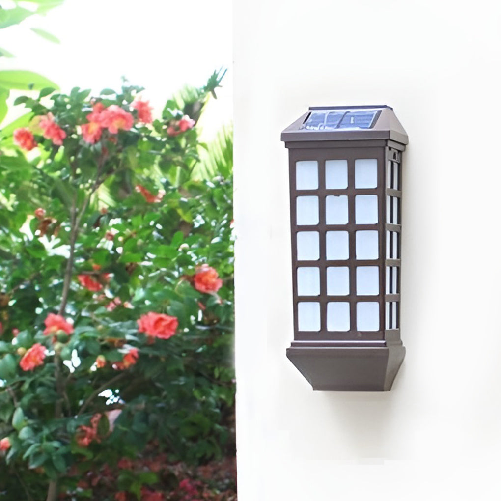 Solar LED Light-controlled Motion Sensor Modern Outdoor Wall Lamp | Kalsten