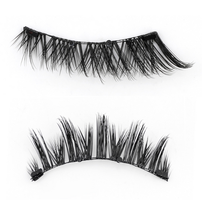 Brehn | Professional Magnetic Eyelash Set | Glue-free & Reusable | 3D Volume Effect | Incl. Precision Applicator | Wind- & Waterproof | Hypoallergenic