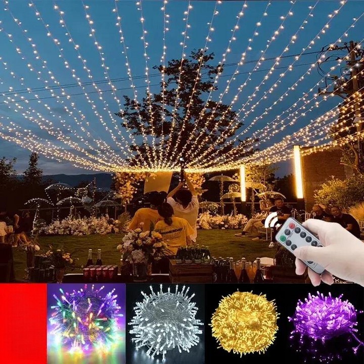 FestiveGlow Outdoor Lighting - Magical LED Outdoor Lighting for Parties | Kalsten