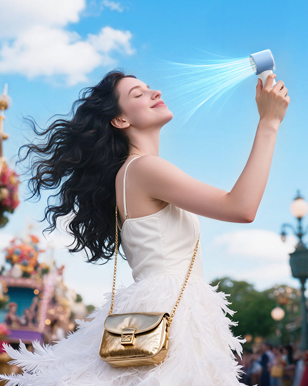 Portable High Speed Handheld Turbo Fan with LED Display | Kalsten