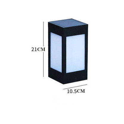 Skanto | Square Solar LED Garden Lamp – Decorative Outdoor Lighting for Paths and Patios