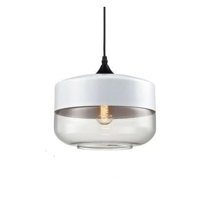Kalsten | Hand-Blown Glass & Wood Pendant Light Adjustable