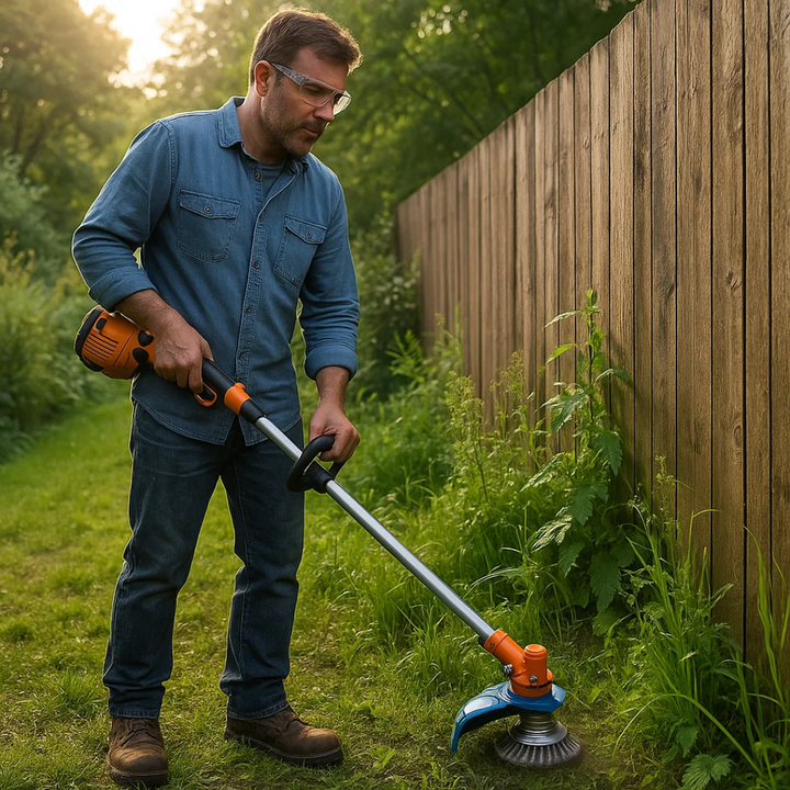GrassCut TurboHead – Universal 6-Blade Weed Brush for Trimmers | Kalsten