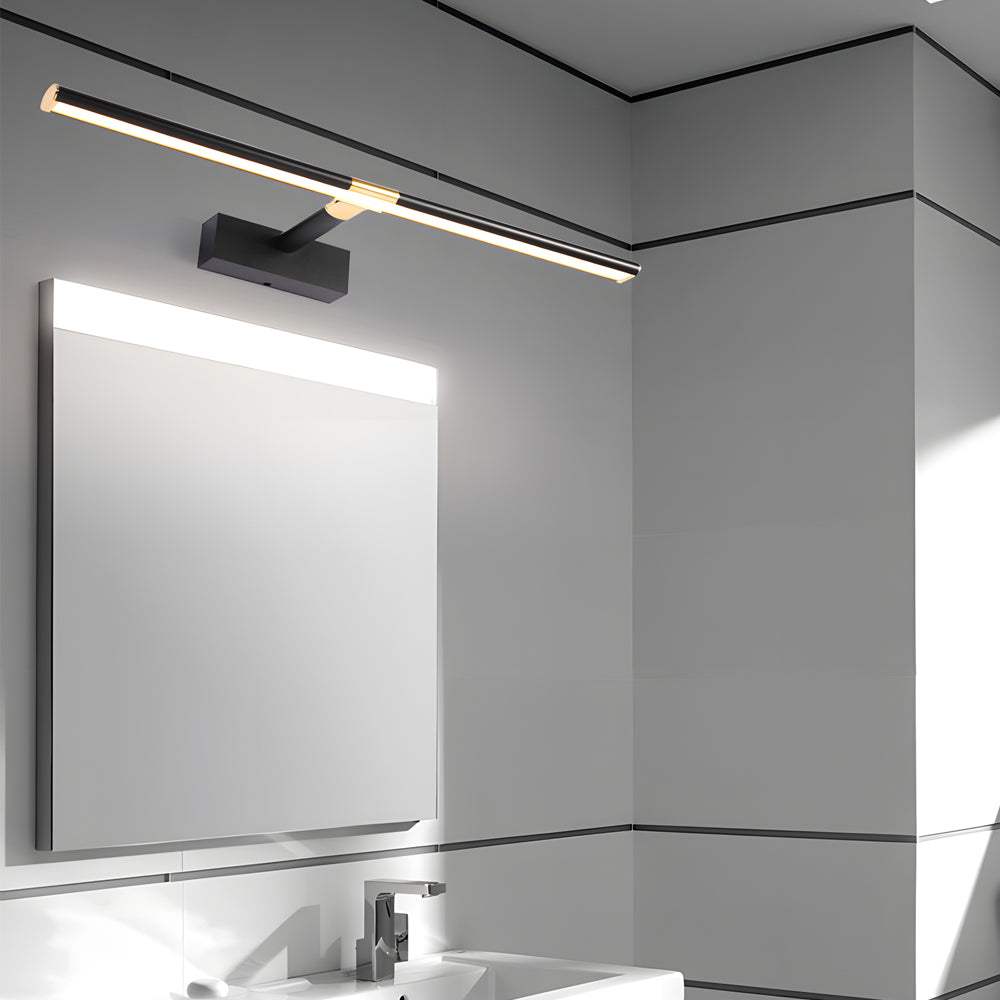 Retractable LED Bathroom Vanity Light with Adjustable Rod and Matte Finish | Kalsten