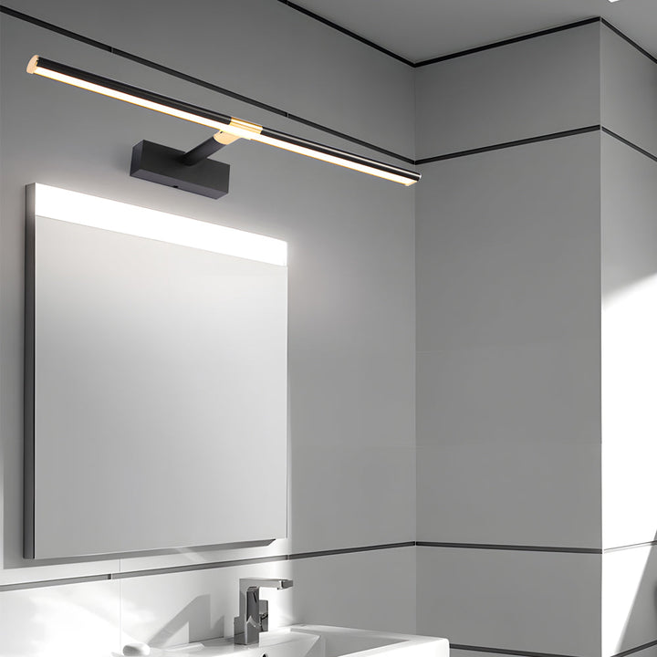 Retractable LED Bathroom Vanity Light with Adjustable Rod and Matte Finish | Kalsten