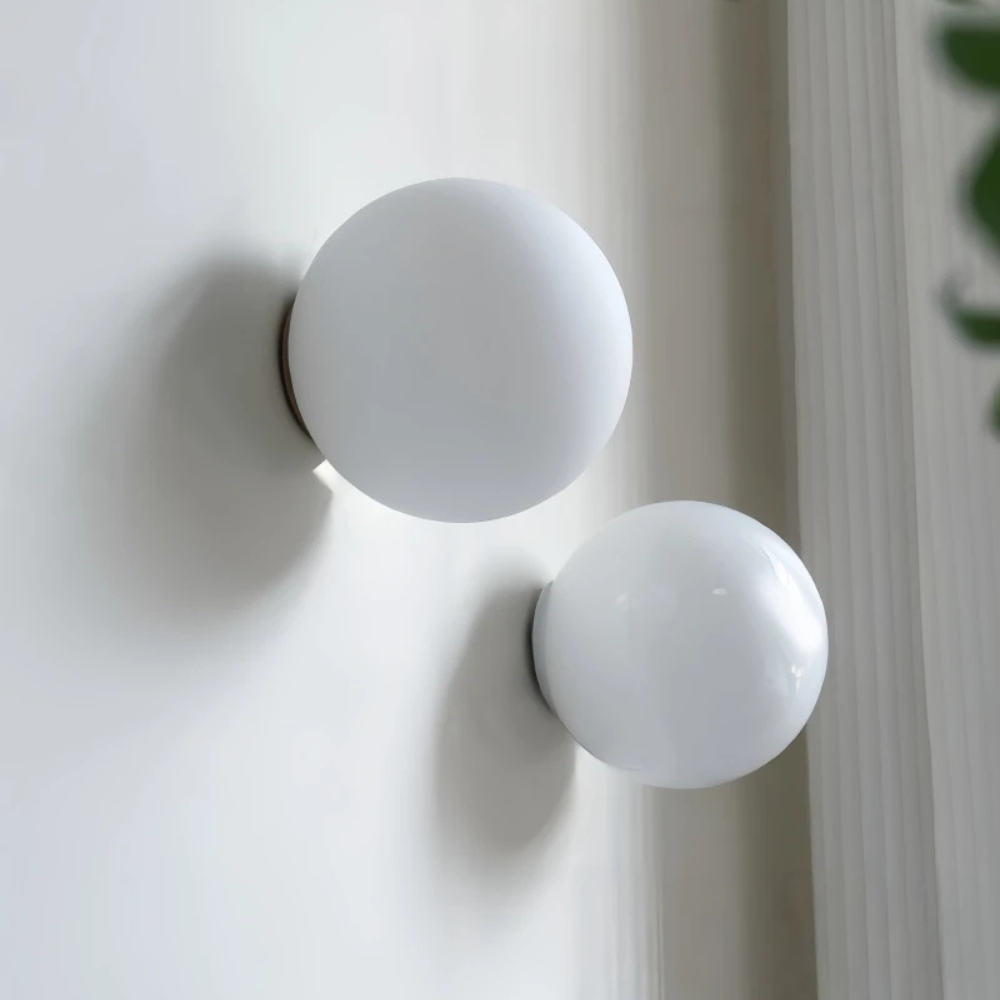 Solstice Frosted Glass Wall Sconce