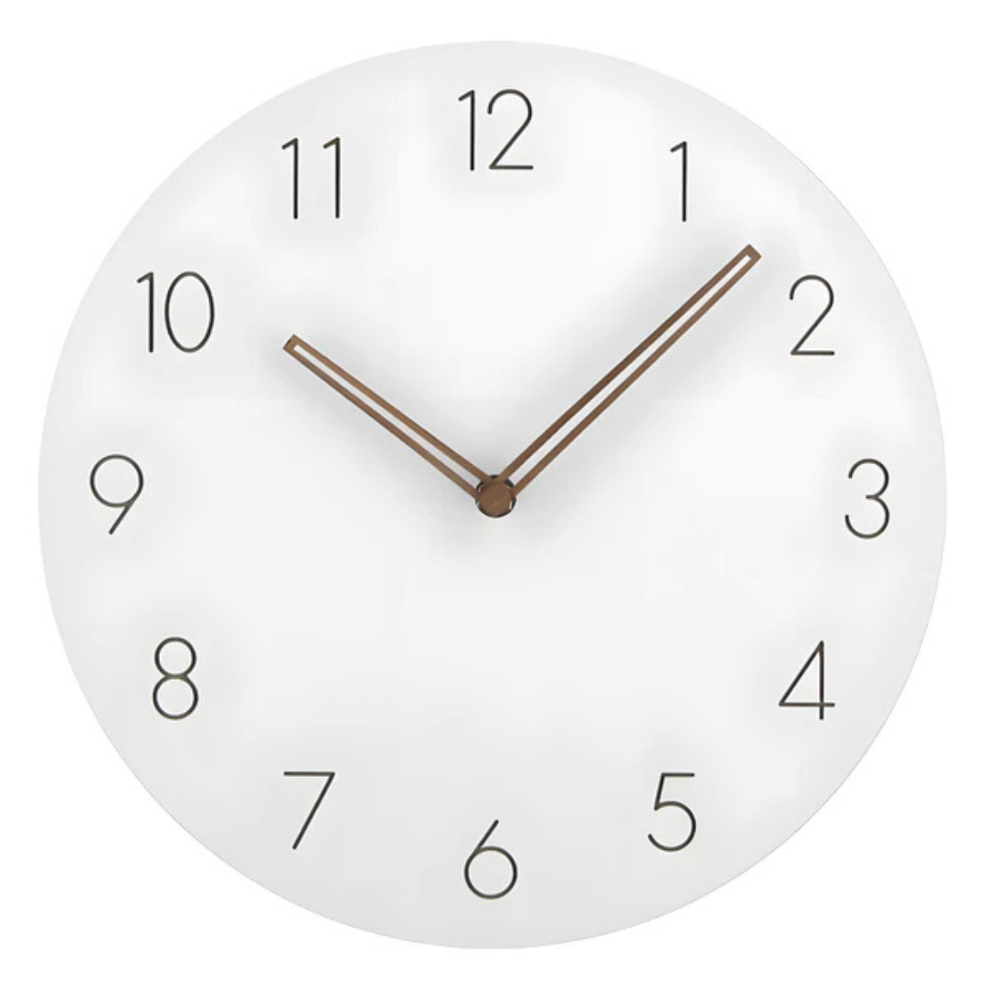 Large Wooden Wall Clock – Minimalist Design with Silent Movement | Kalsten