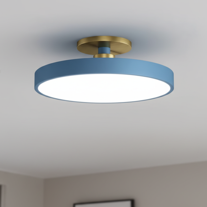 Datum Two-Tone Dimmable LED Flush Mount