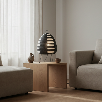 Yunari Haze Wabi-Sabi Rice Paper Lamp