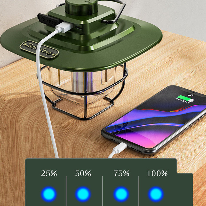 Retro LED Camping Lantern