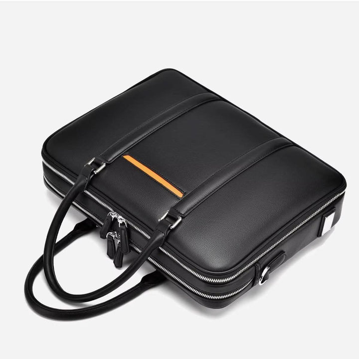 Kalsten | Manhattan Leather Business Laptop Briefcase Crossbody Handbag