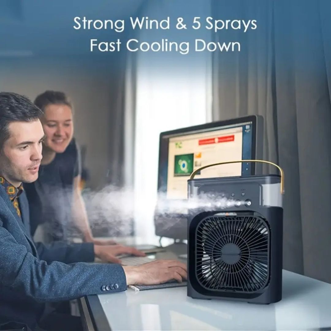 3-in-1 Air Cooler Humidifier | Portable, Adjustable Fan Speeds & Ideal for Bedrooms, Offices & Small Spaces | Kalsten