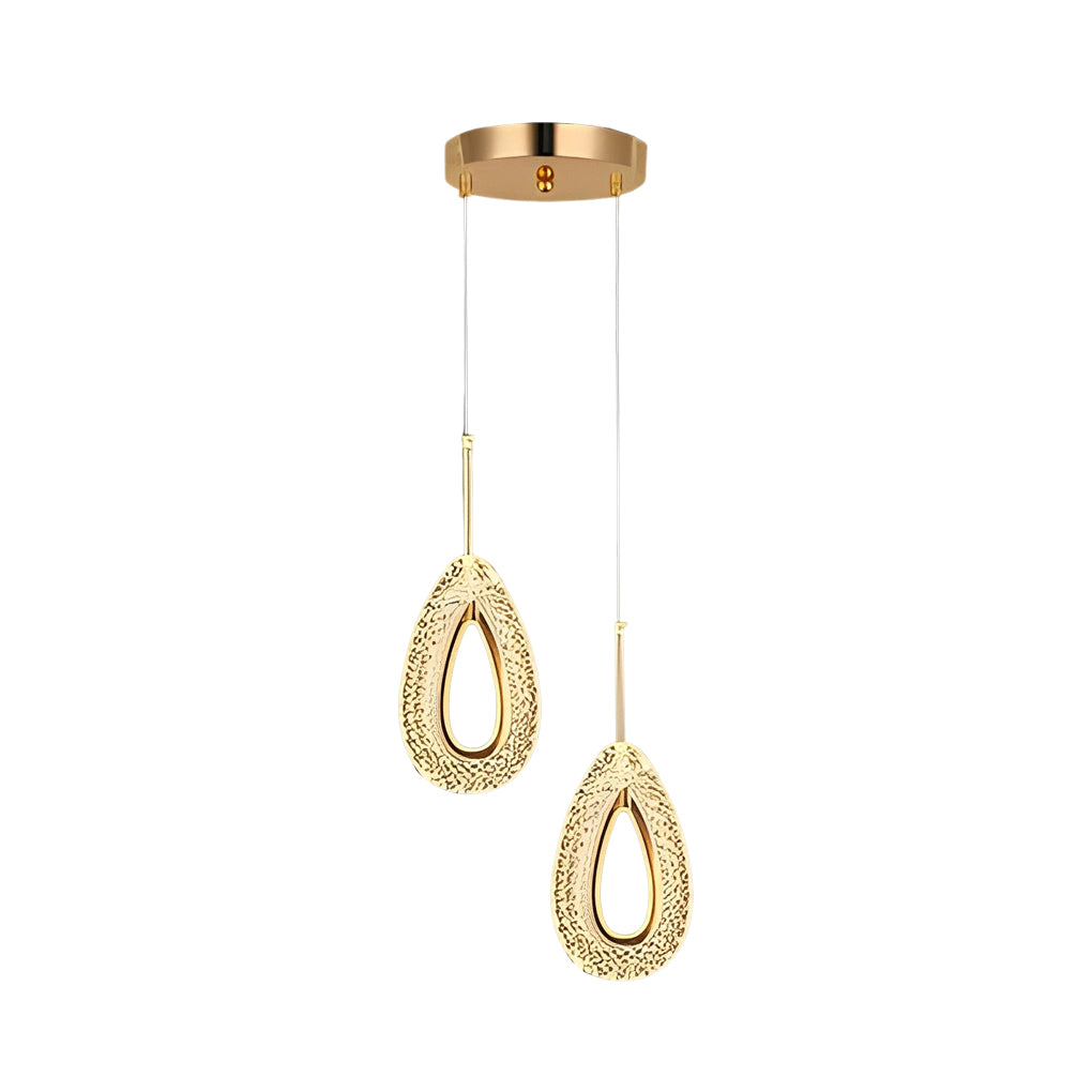 Circle Water Drop Minimalist Three Step Dimming LED Modern Pendant Lights | Kalsten