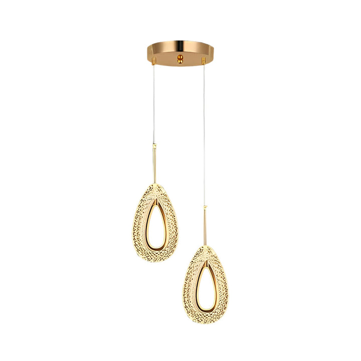 Circle Water Drop Minimalist Three Step Dimming LED Modern Pendant Lights | Kalsten