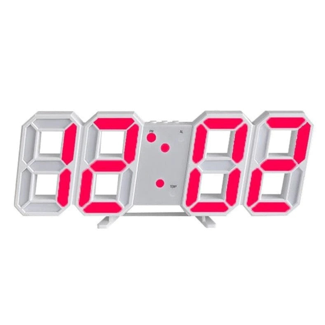 Kalsten | Designer LED 3D Wall Clock with Digital Display and Intuitive Operation