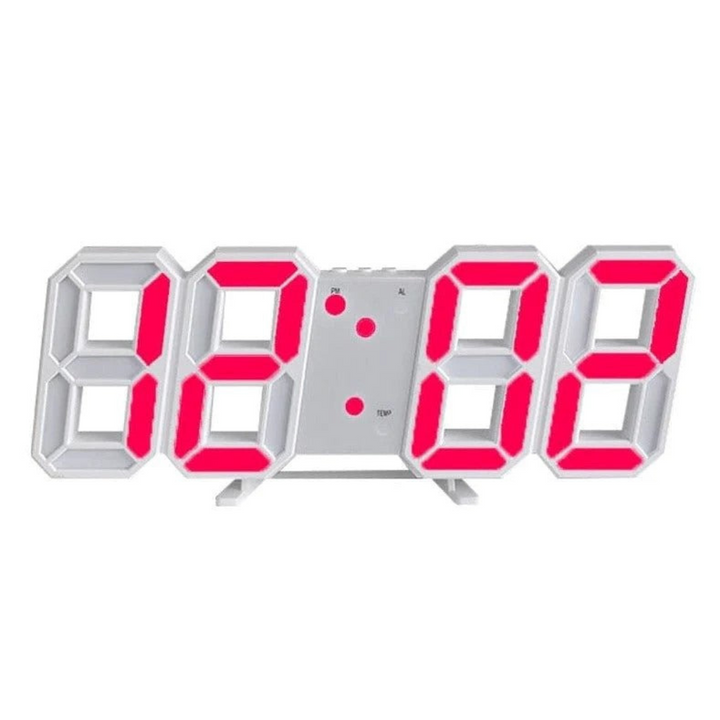 Kalsten | Designer LED 3D Wall Clock with Digital Display and Intuitive Operation