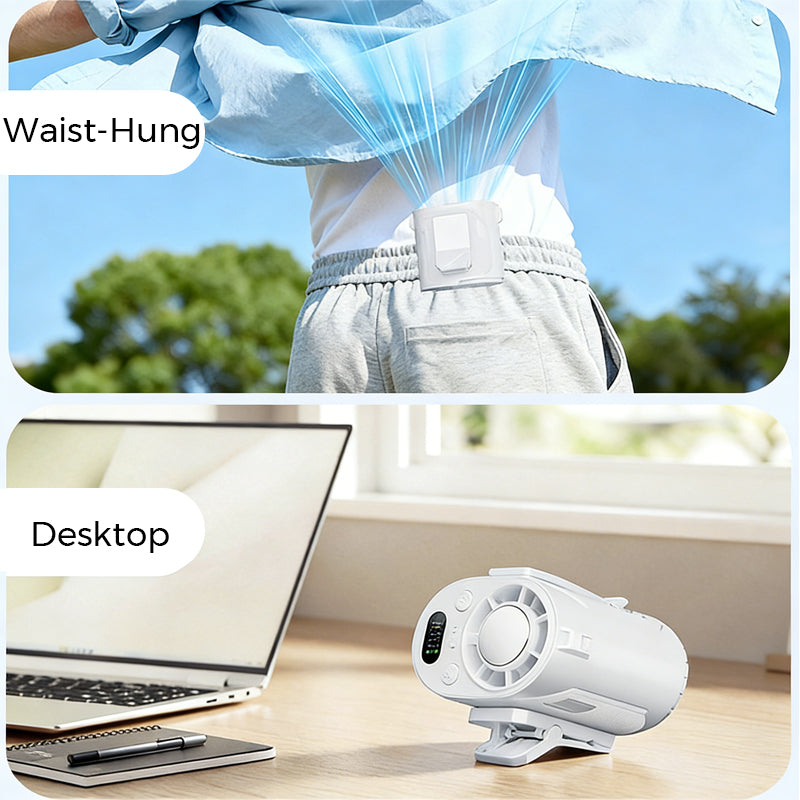 Portable Ice Cooling Waist Fan | Kalsten