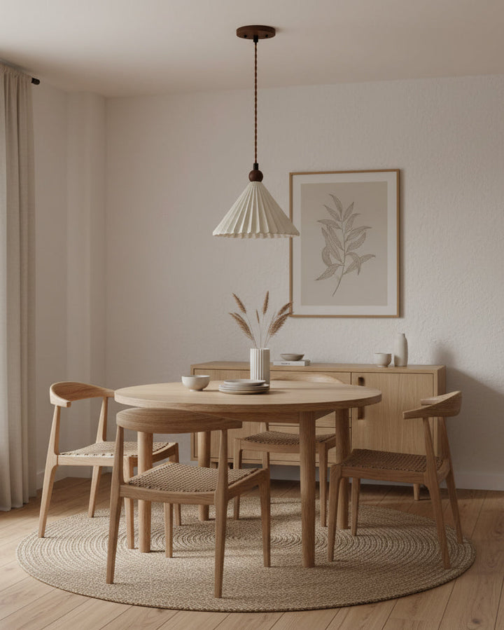 Pendant Light Ceramic Shade 7.8 in Adjustable Blue Dining Kitchen Hanging Ceiling Lamp | Kalsten