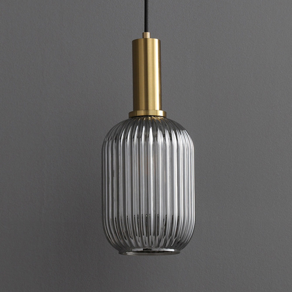 Vintage Stained Glass Lantern Shape Pendant Light | Kalsten